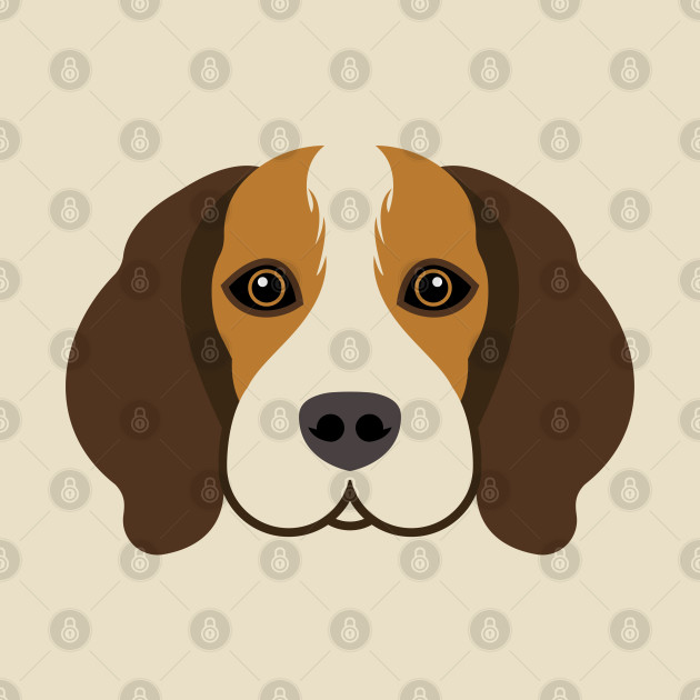 Discover Beagle Dog Face - Beagle - T-Shirt