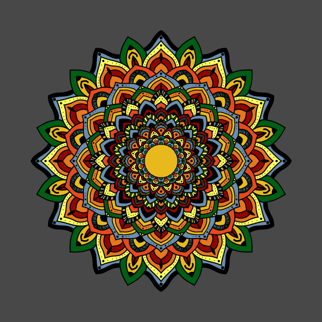 fall mandala by theerraticmind