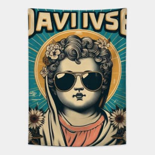 Divine Child with Retro Sunglasses Tapestry
