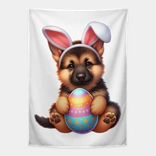 Easter German Shepherd Dog Tapestry