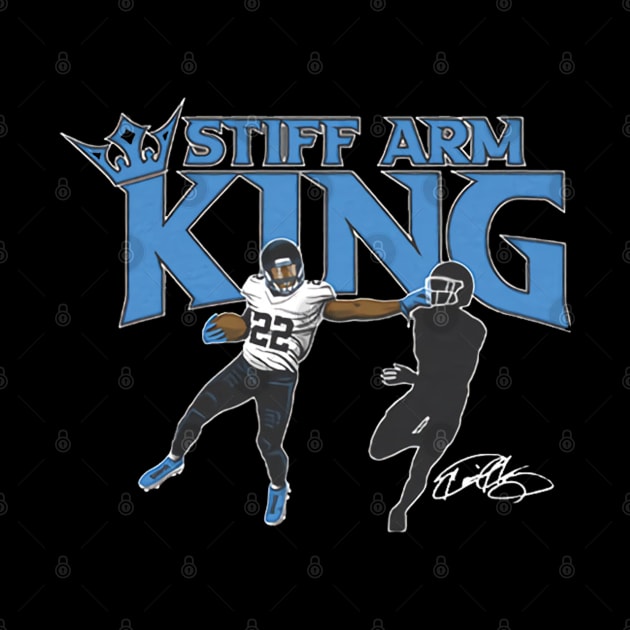 Derrick Henry Stiff Arm King by Chunta_Design