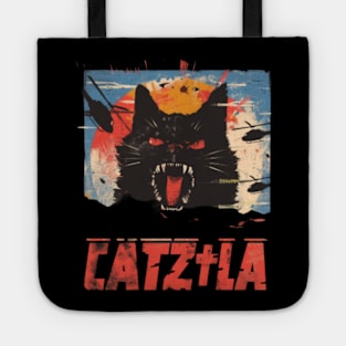 Catzilla Cat Menacing Whiskers Strike Fear Tote