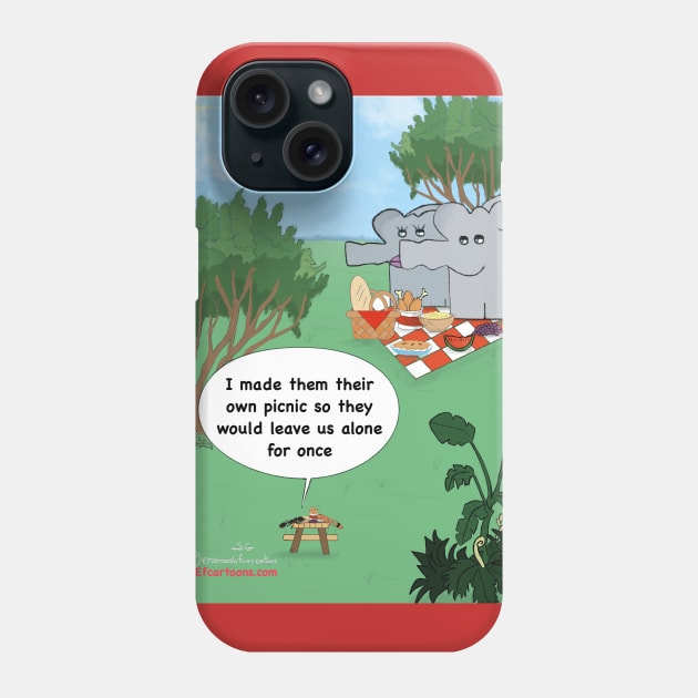 Enormously Funny Cartoons Picnic Phone Case by Enormously Funny Cartoons