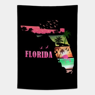 Florida Sunset Summer Tapestry