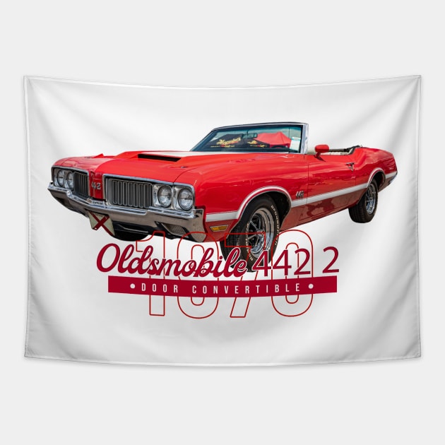 1970 Oldsmobile 442 2 Door Convertible Tapestry by Gestalt Imagery