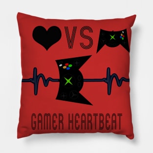 Gamer Heartbeat shırt Pillow