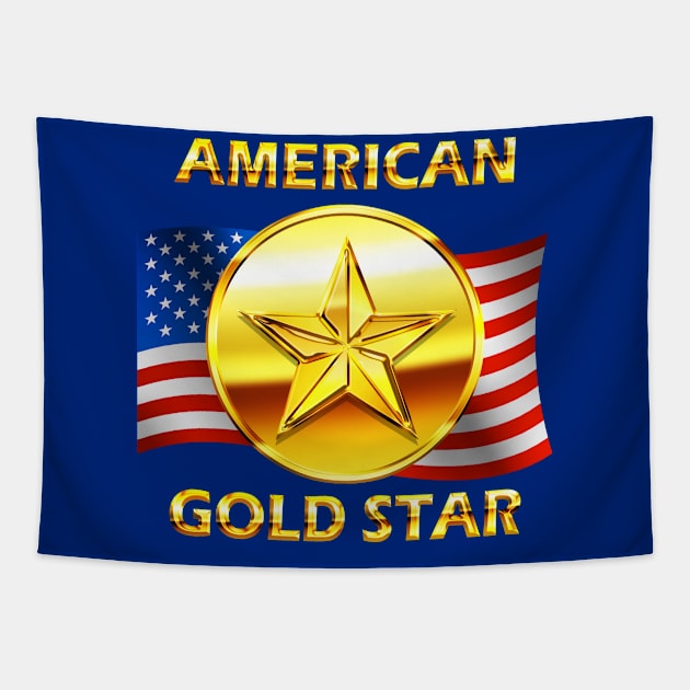 American Gold Star Tapestry by Capturedtee