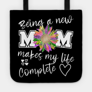Being a new mom, expecting mother gift, Happy first Mothers Day Tote