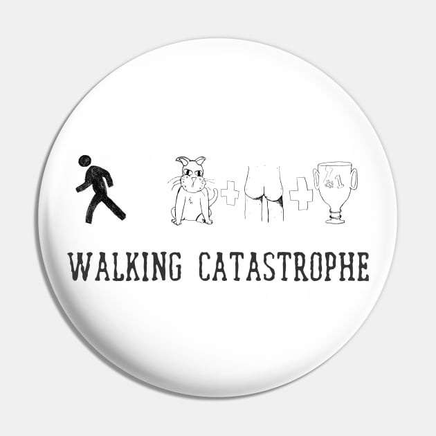 Walking Catastrophe Pin by bowtomickey