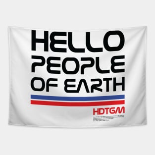 HDTGM - Hello People of Earth Nasa Tapestry