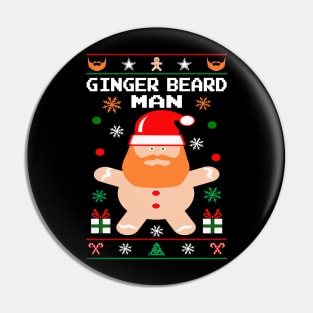 Ginger Beard Man Pin