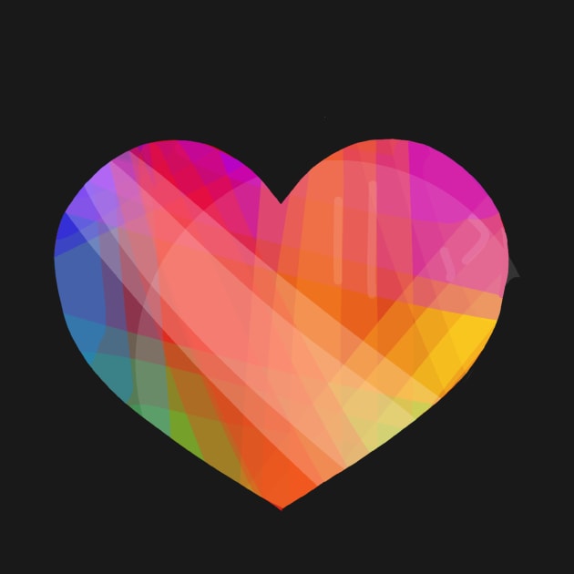 Rainbow heart by Con98