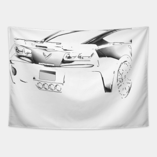 chevrolet corvette c7 Tapestry