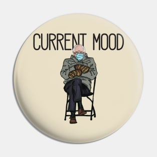 Current Mood Mittens Bernie Sanders Pin