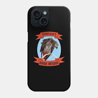 Birdie Brigade African Grey Parrot - Bare Chest Phone Case