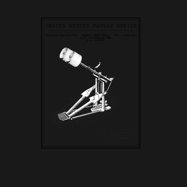 United States Office Patent - Double Bass Pedal Fitzgerald & Lockey by Quentin1984