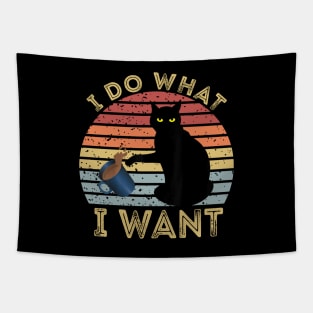 Cat I Do What I Want Tapestry