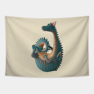 The Playful Dragon Tapestry