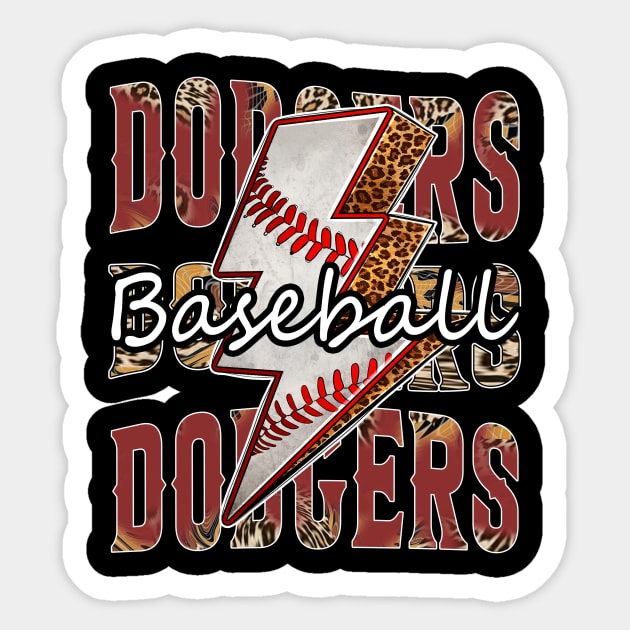 Dodgers Name Retro Vintage Apparel Gift Dodgers Lover T-Shirt