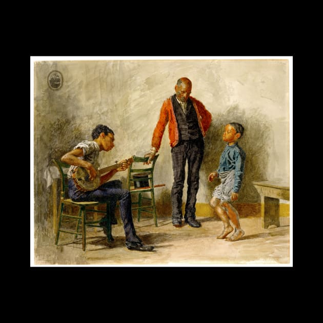 The Dancing Lesson 1878, Thomas Eakins by rocketshipretro
