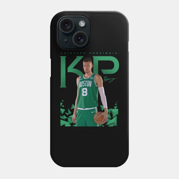 Kristaps Porzingis Phone Case by Juantamad