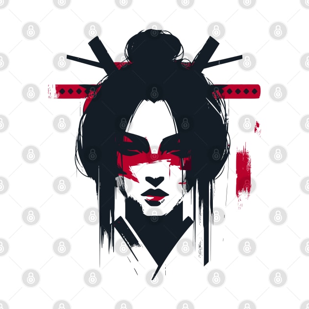 Geisha Kabuki by PrintSoulDesigns