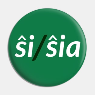 Esperanto Pronouns - Pronomoj - ŝi/ŝia Pin