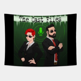 The Cast Files Logo Tapestry