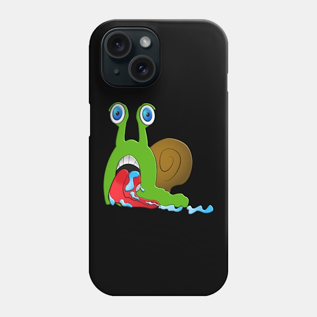 Snail Shell Cartoon Animal Snails Phone Case by Monstershirts