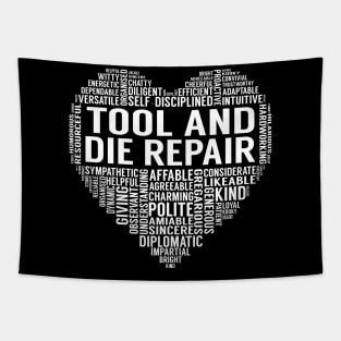 Tool And Die Repair Heart Tapestry