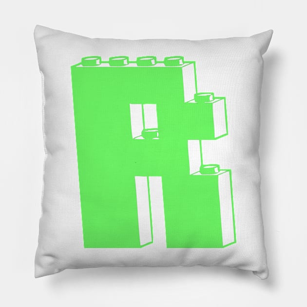 THE LETTER R Pillow by ChilleeW