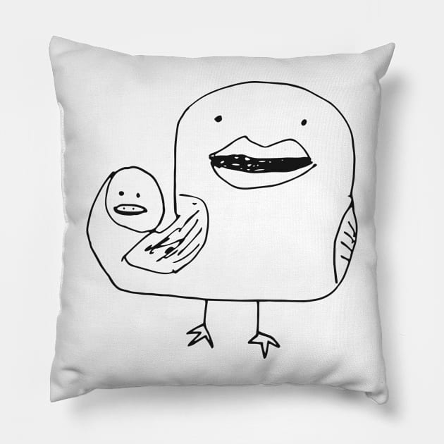 Birdie Baby Pillow by What_a_Fly!