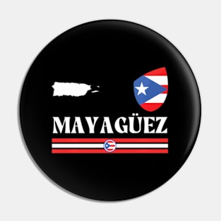 Mayaguez Puerto Rico Flag Mayaguez Puerto Rico Mayaguez Pin