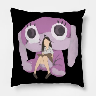 Purple Friendly Bear Pillow