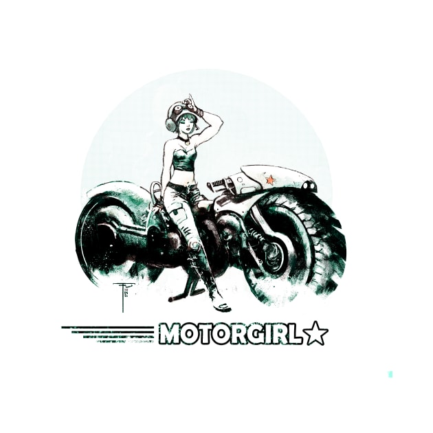 Motorgirl one by Frank Victoria