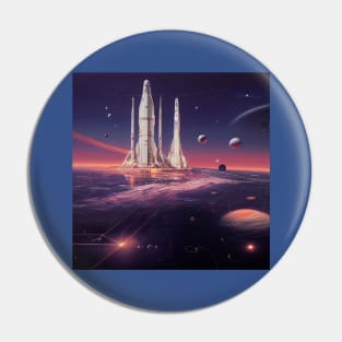 Interplanetary Spaceport Pin