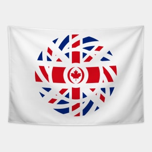 British Canadian Multinational Patriot Flag Series Tapestry