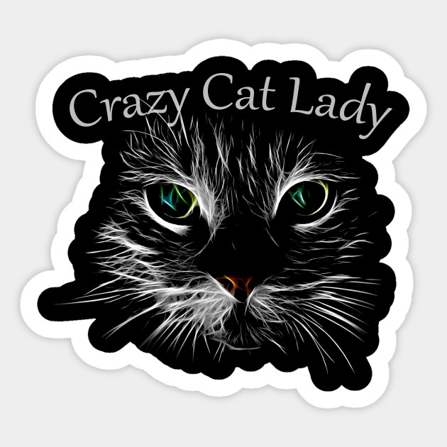 Cute Cat Gifts For Women Crazy Cat Lady Gifts Cat Gifts For Women Sticker Teepublic Uk