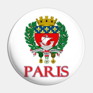 Paris, France - Coat of Arms Design Pin