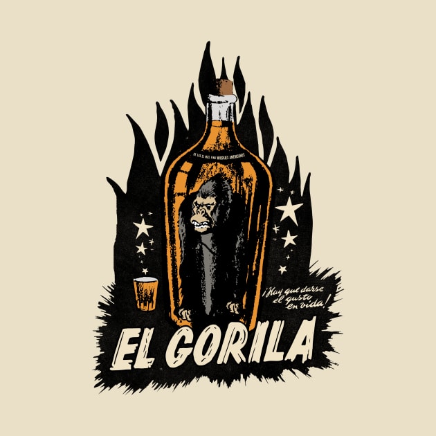Vintage Spanish Gorilla Whiskey by Kujo Vintage