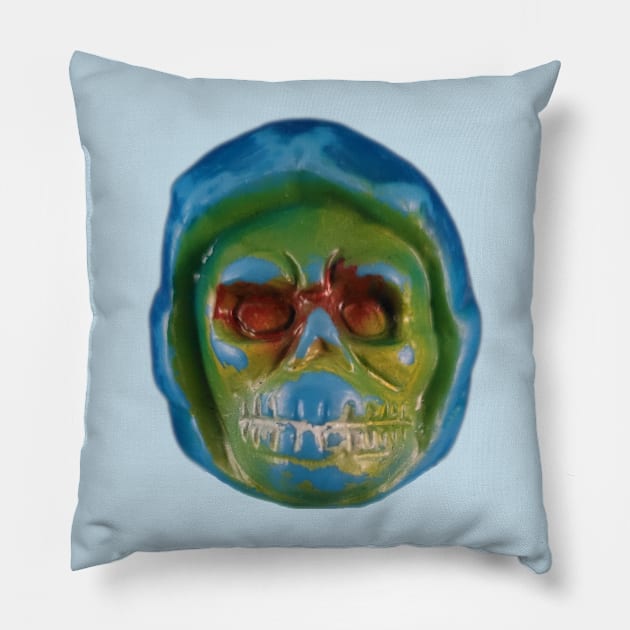 Skeletor Head Blow Mold Pillow by Toy Culprits