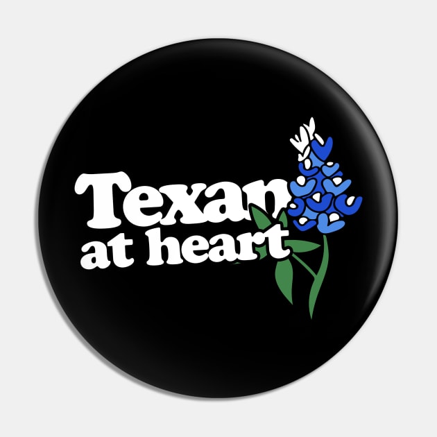 Texan at Heart Pin by bubbsnugg