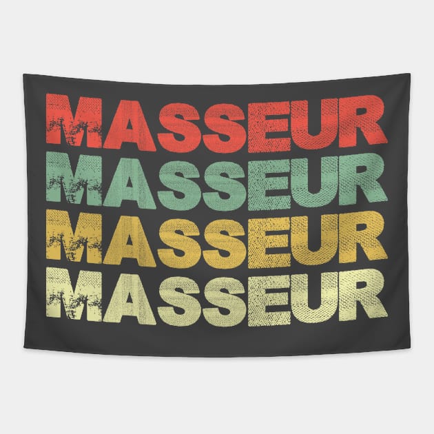 Masseur. Massage therapist. Perfect present for mom mother dad father friend him or her Tapestry by SerenityByAlex