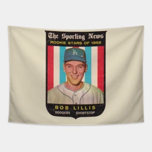 VINTAGE BASEBALL - THE SPORTING NEWS BOB LILLIS Tapestry