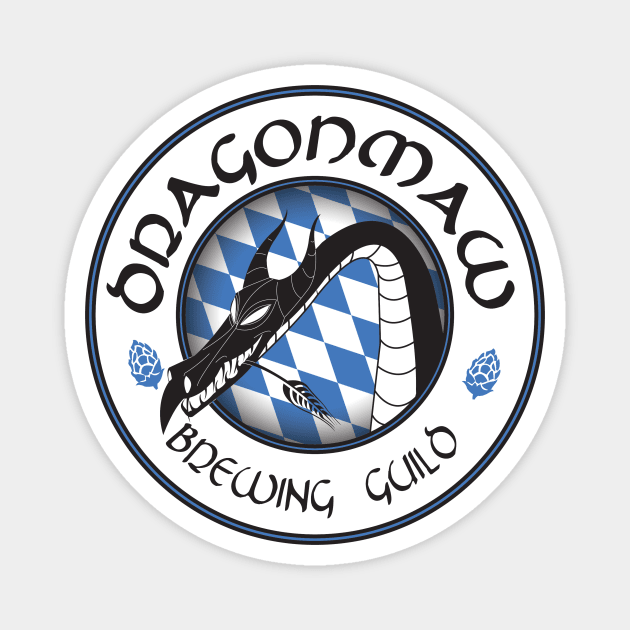 Oktoberfest Dragonmaw Blue Magnet by obeytheg1ant