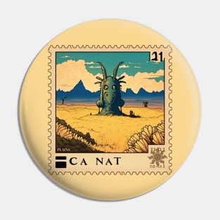 MTG - Plains Stamp - Ca Nat - Postage Stamp Series Pin