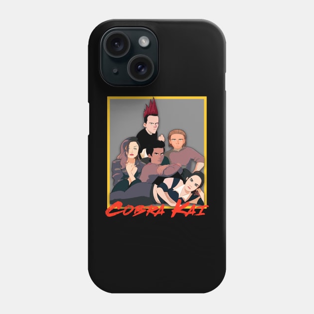 cobra kai kids vector box Phone Case by aldistar