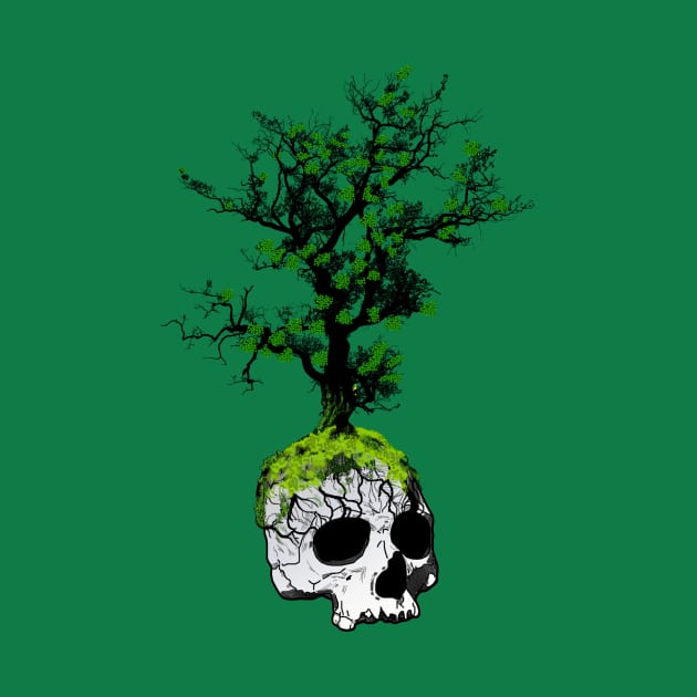 Tree Skull Spring by Harley Warren