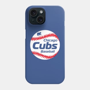 Cubs 80s Retro Ball Phone Case