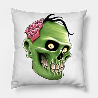 Happy Zombie #2 Pillow